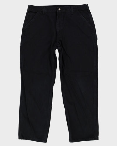 Carhartt Black Lined Workwear Jeans - W40 L31