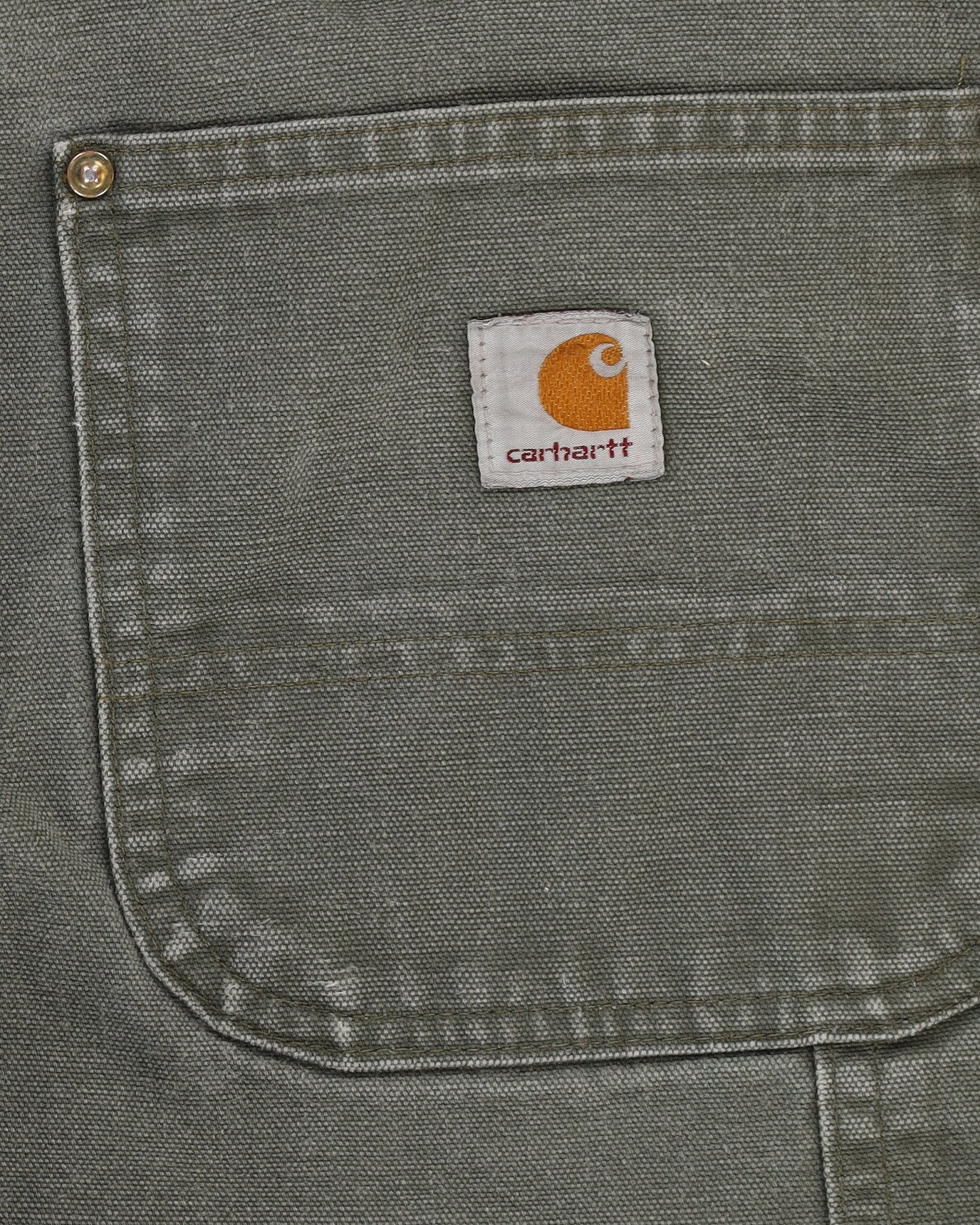 Vintage 90s Carhartt Double Knee Green Workwear Jeans - W38 L31