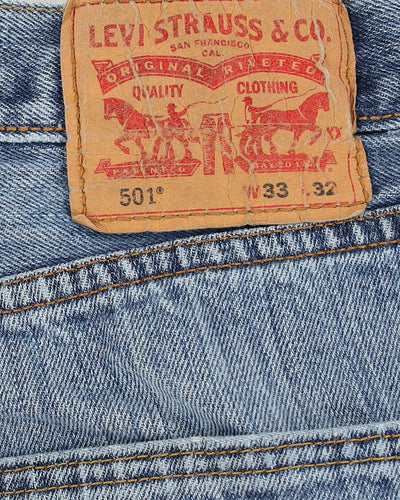 Levi's 501 Blue Jeans - W34 L31