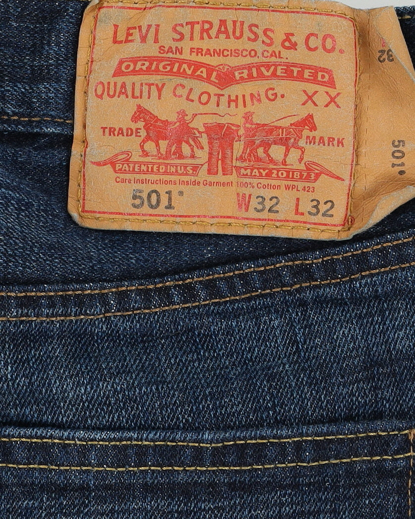 Levi's 501 Dark Wash Jeans - W30 L31