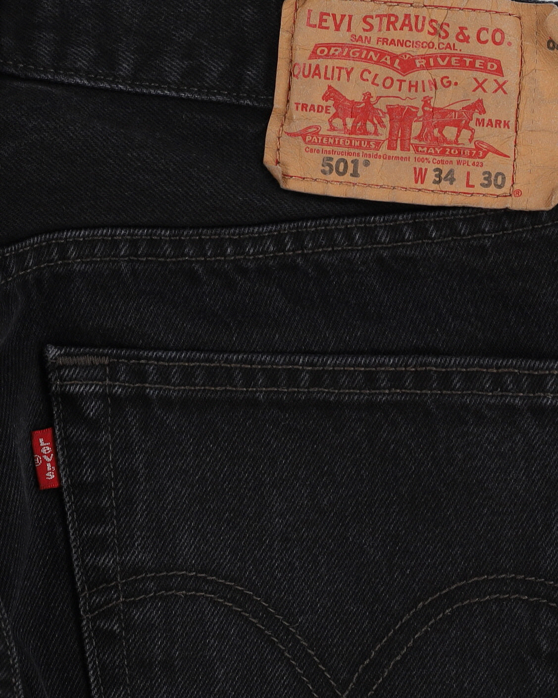 Levi's 501 Dark Wash Jeans - W33 L30