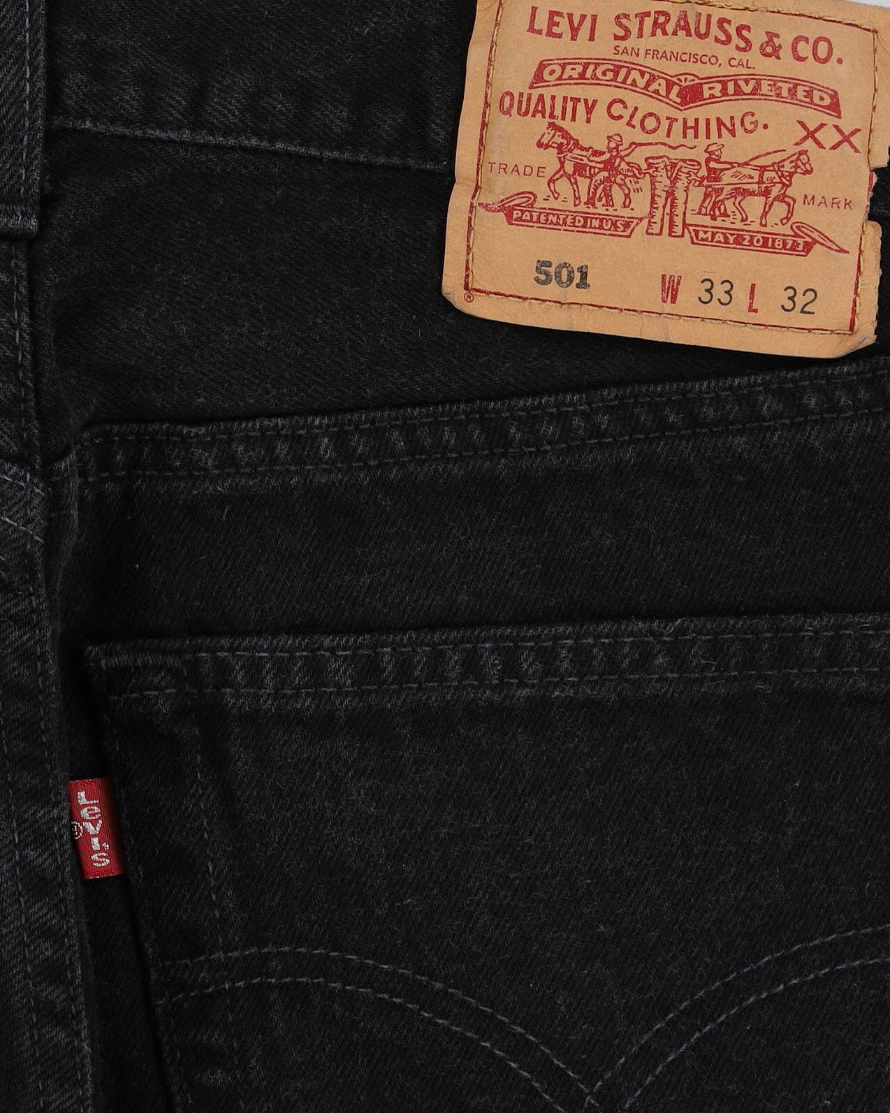Vintage 90s Levi's 501 Dark Wash Jeans - W30 L31
