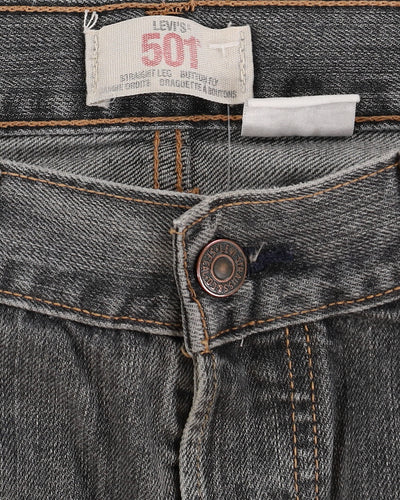Levi's 501 Dark Wash Jeans - W34 L28