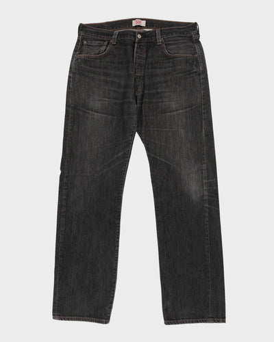 Vintage 90s Levi's 501 Dark Grey Jeans - W36 L35