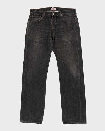 Vintage 90s Levi's 501 Dark Grey Jeans - W36 L35