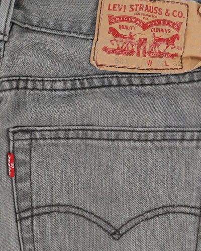 Levi's 501 Dark Grey Jeans - W31 L32