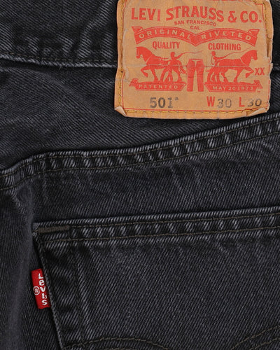 Levi's 501 Black Jeans - W30 L26