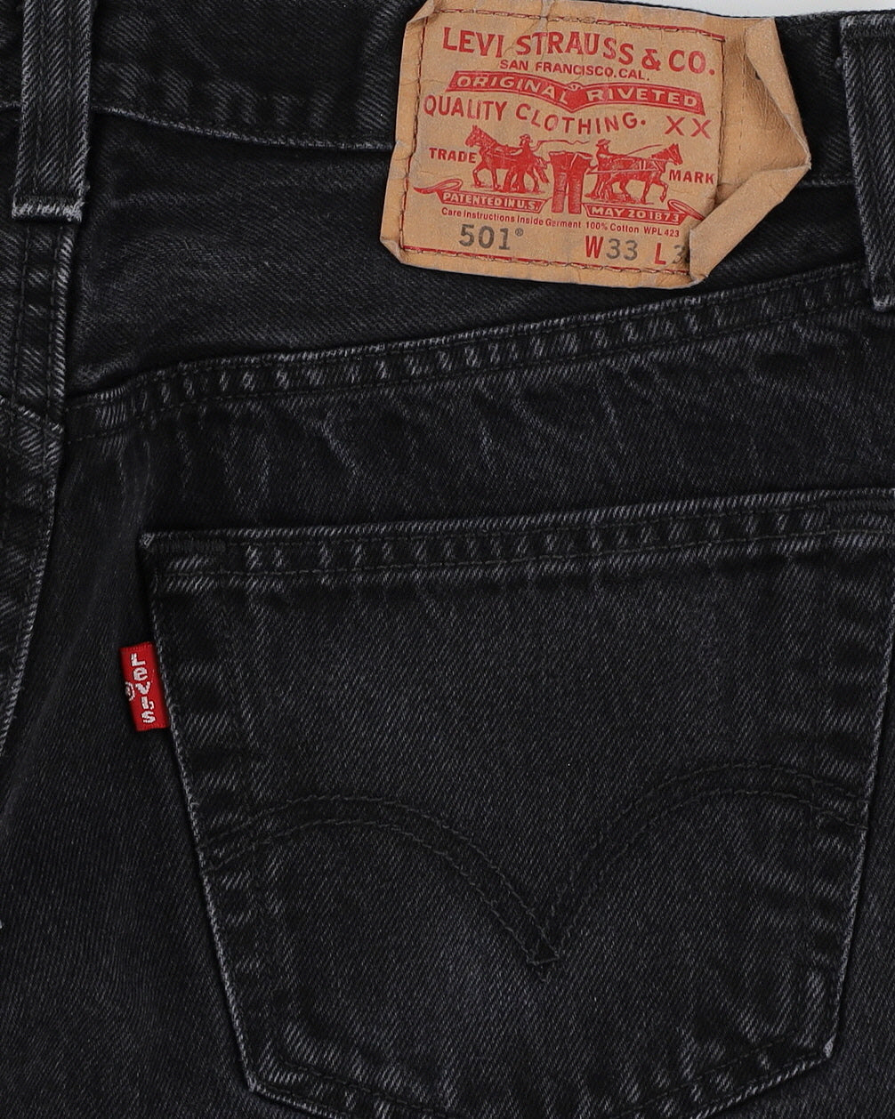 Levi's 501 Black Jeans - W32 L28