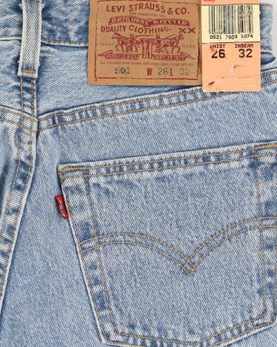 Vintage Levi's 501 Deadstock With Tags Blue Jeans - W26 L32