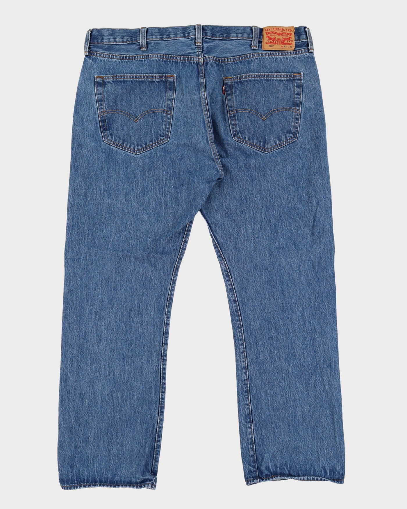 Vintage 90s Levi's 501 Blue Jeans - W42 L31