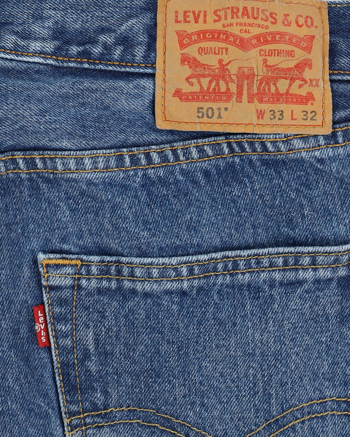 Levi's 501 Blue Jeans - W34 L32