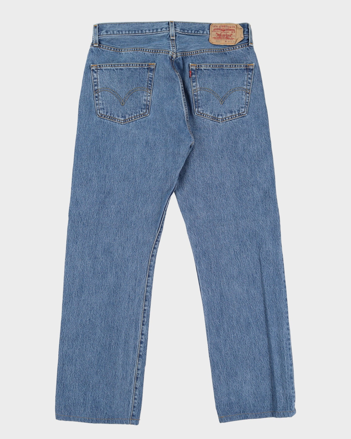 Vintage 90s Levi's 501 Blue Jeans - W34 L32