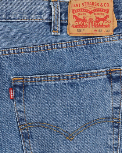 Levi's 501 Blue Jeans - W42 L32