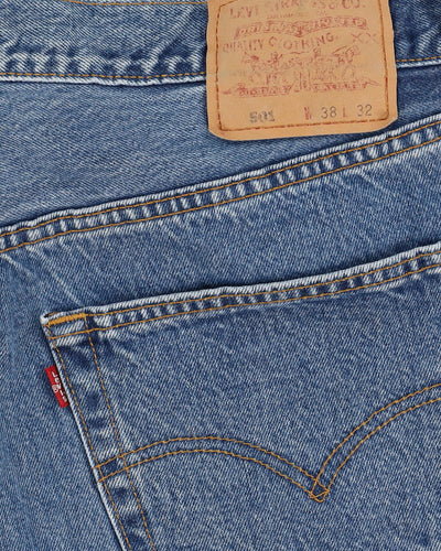 Vintage 90s Levi's 501 Blue Jeans - W36 L31