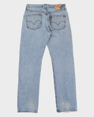 Vintage 90s Levi's 501 Blue Jeans - W32 L34