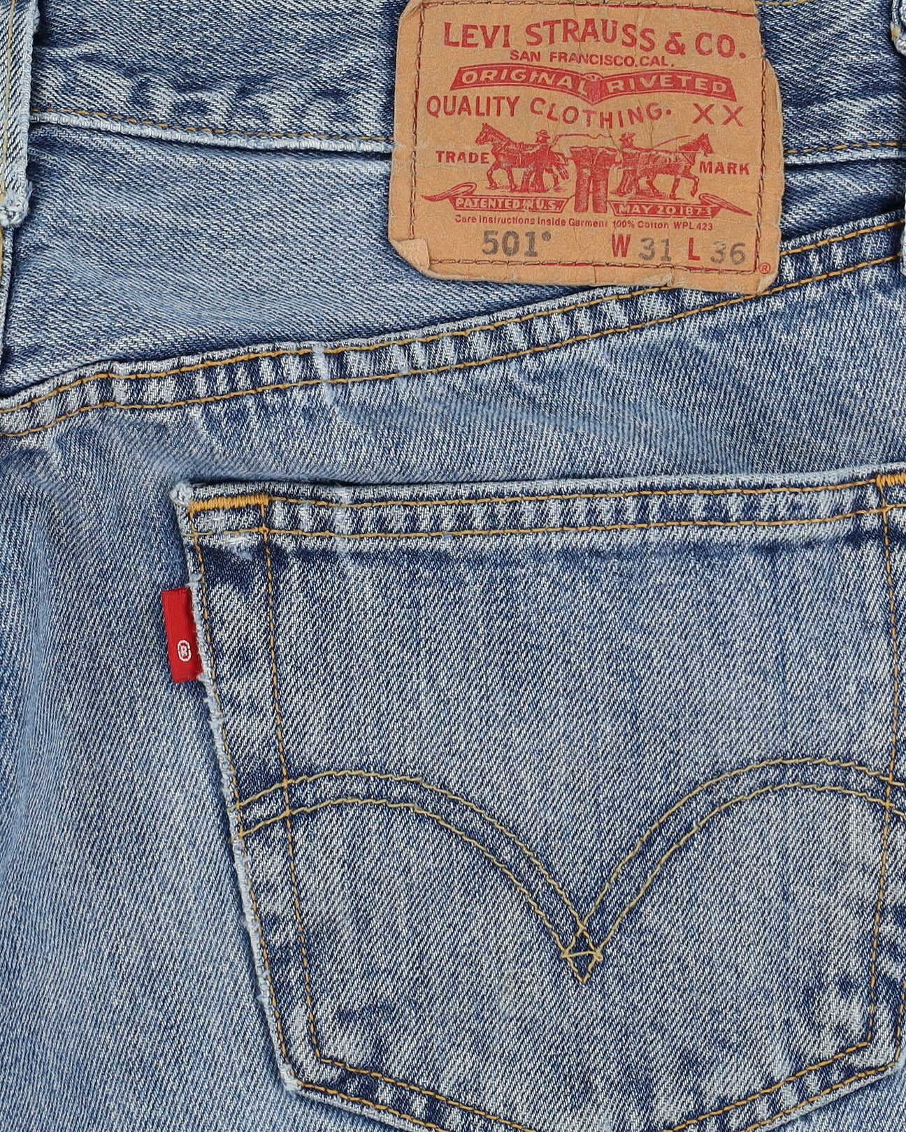 Levi's 501 Blue Jeans - W31 L35