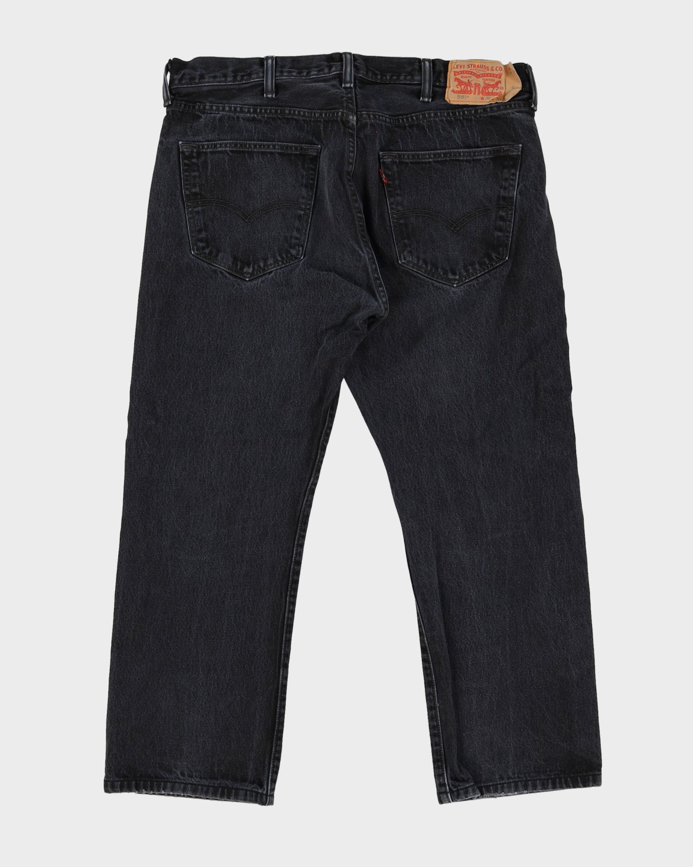 Levi's 501 Black Dark Wash Jeans - W38 L27
