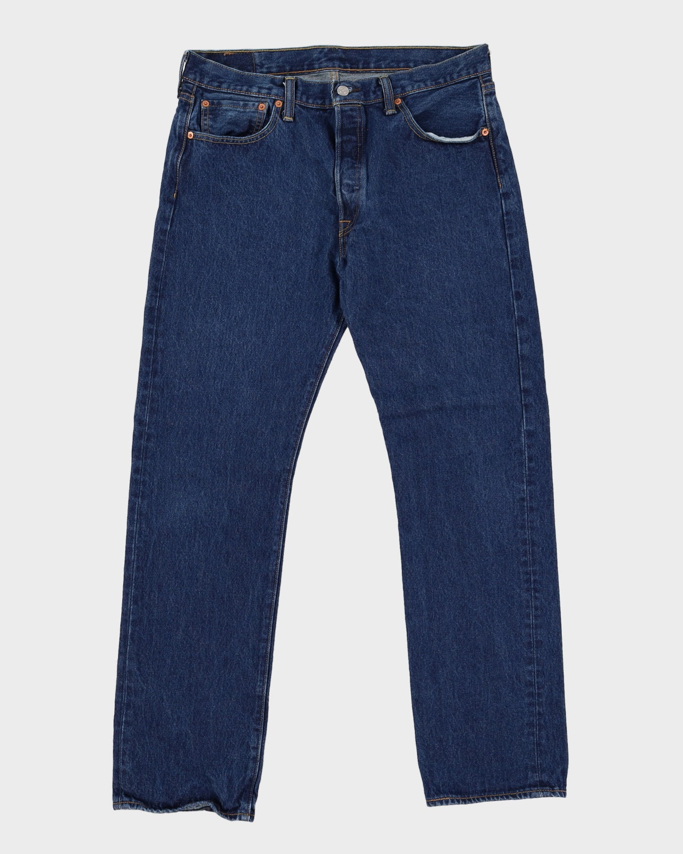 Vintage 90s Levi's 501 Dark Blue Jeans - W35 L32