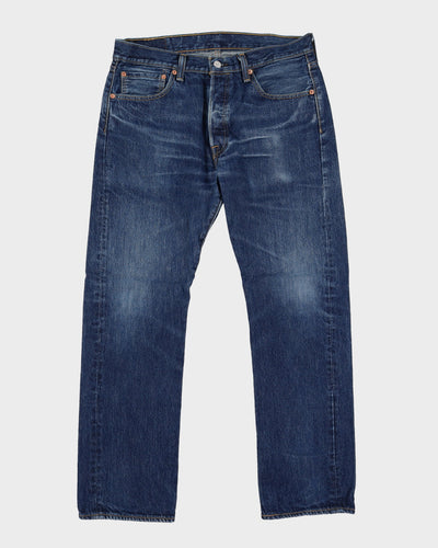 Vintage 90s Levi's 501 Dark Blue Jeans - W34 L30