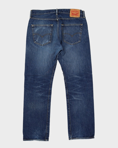 Vintage 90s Levi's 501 Dark Blue Jeans - W34 L30