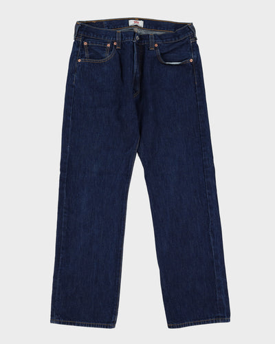 Vintage 90s Levi's 501 Dark Blue Jeans - W34 L31