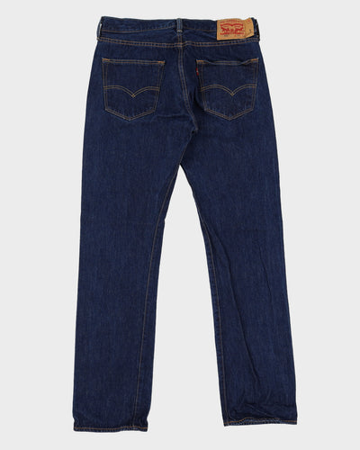 Vintage 90s Levi's 501 Dark Blue Jeans - W34 L34