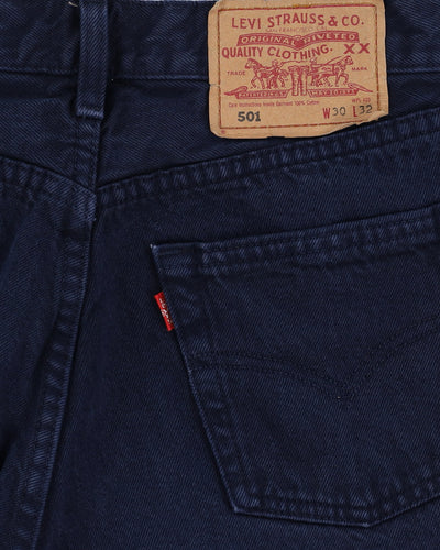 Levi's 501 Dark Blue Jeans - W28 L31