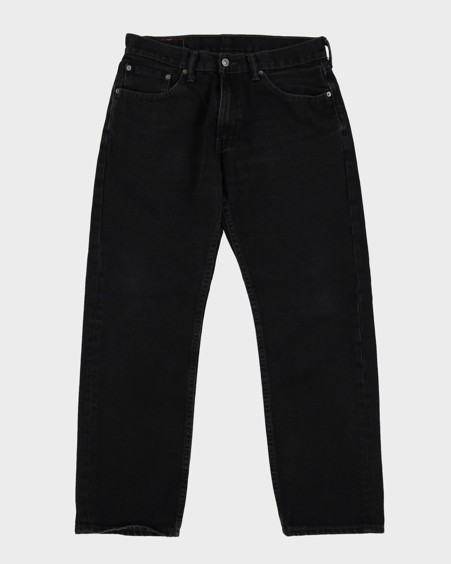 Levi's 505 Black Dark Wash Jeans - W32 L29