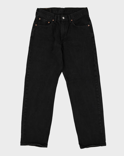 Levi's 505 Black Dark Wash Jeans - W32 L31