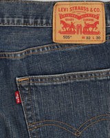 Levi's 505 Blue Jeans - W34 L31