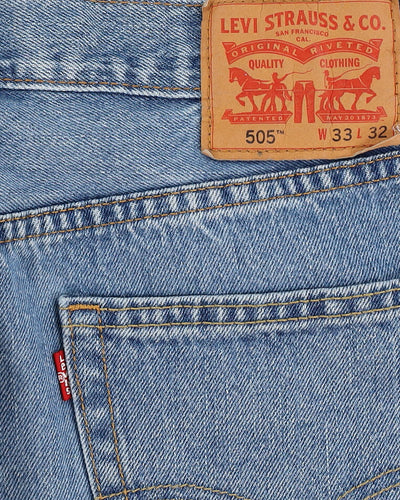 Vintage 90s Levi's 505 Blue Jeans - W34 L32