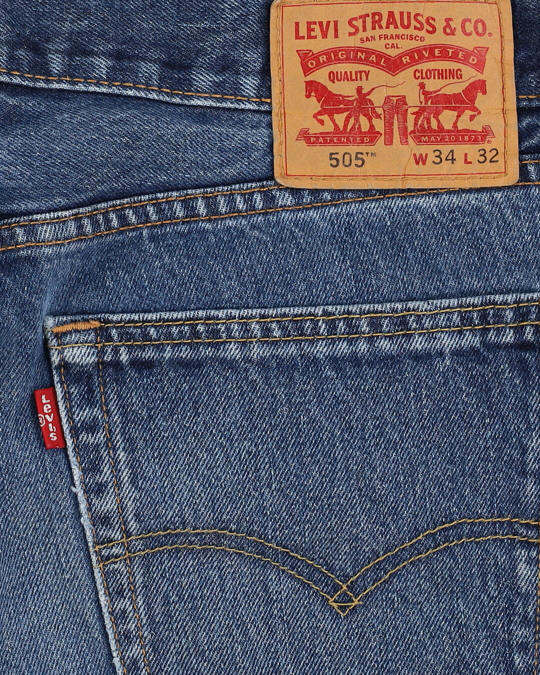 Levi's 505 Blue Jeans - W34 L31