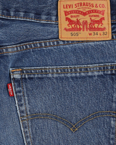 Levi's 505 Blue Jeans - W34 L31