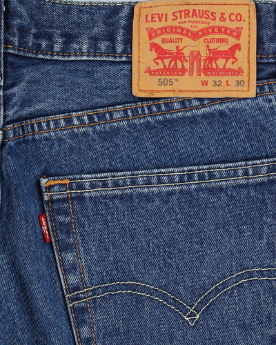 Levi's 505 Blue Jeans - W32 L30