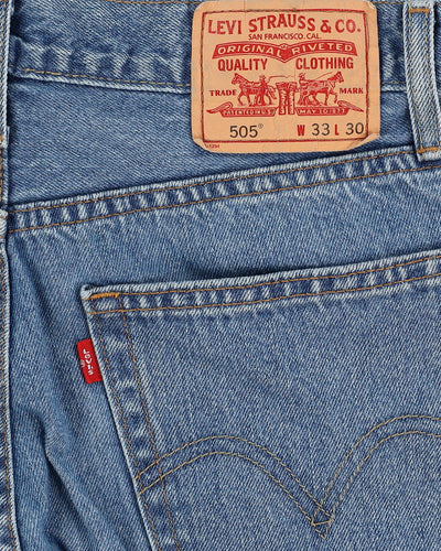 Levi's 505 Blue Jeans - W33 L31