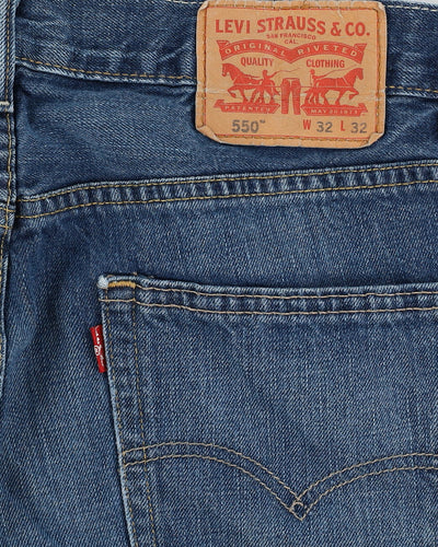 Levi's 505 Blue Jeans - W33 L32