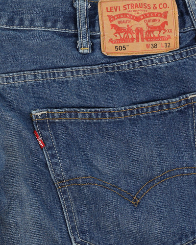 Levi's 505 Blue Jeans - W38 L32