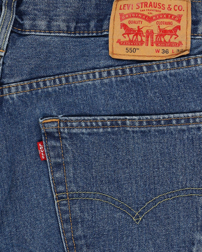 Levi's 550 Blue Jeans - W36 L32