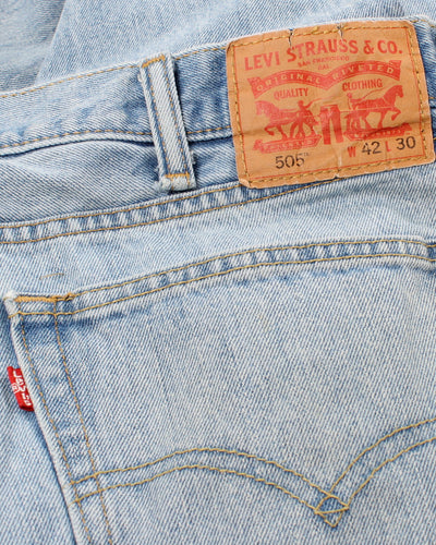 Levi's 505 Blue Jeans - W42 L30