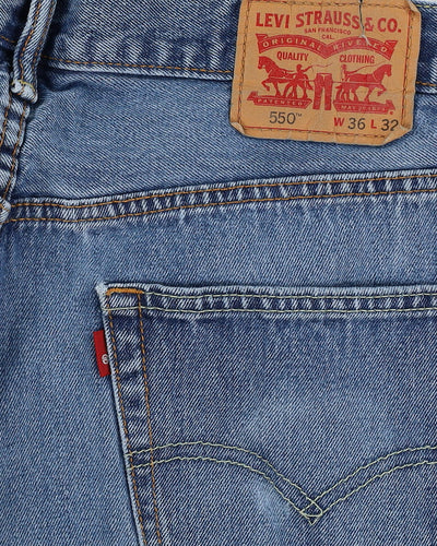 Levi's 550 Blue Jeans - W36 L31