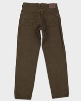 Levi's 550 Green Jeans - W34 L34