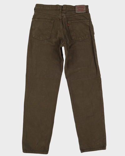 Levi's 550 Green Jeans - W34 L34