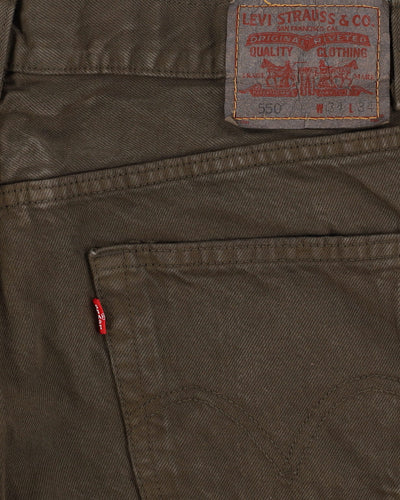 Levi's 550 Green Jeans - W34 L34