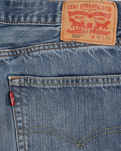 Vintage 80s Levi's 505 Blue Jeans - W36 L30