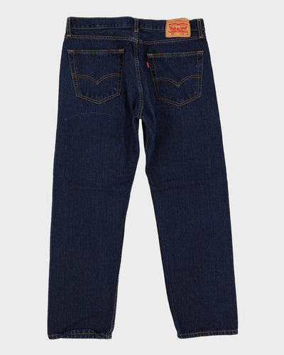 Levi's 505 Blue Dark Wash Jeans - W36 L30