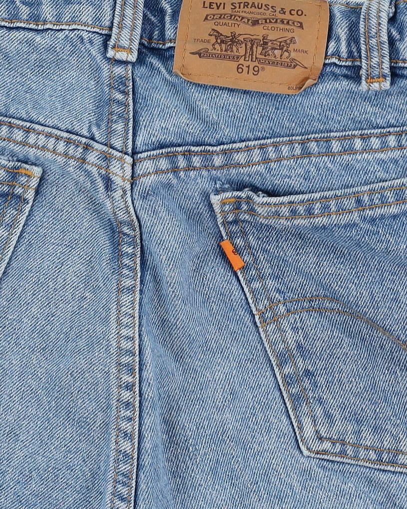 Vintage 80s Levi's 619 Blue Jeans - W35 L31