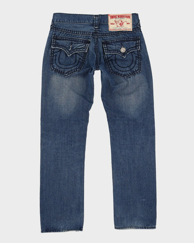Y2K True Religion Contrast Stitch Jeans - W36 L32