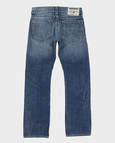 Y2K True Religion Contrast Stitch Jeans - W34 L33