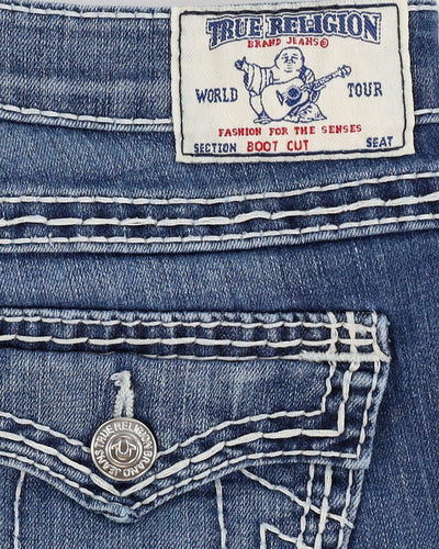 Y2K True Religion Contrast Stitch Jeans - W36 L30