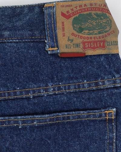 Vintage 70s Deadstock With Tags Sisley Construction Jeans - W30 L32